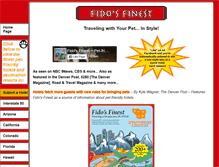 Tablet Screenshot of fidosfinest.com